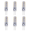 1W G4 Bi-pin LED Bulb Light 24 SMD 3014 Red Blue Green Decorative Atmosphere Lighting DC 12V (6 Pcs) miniinthebox