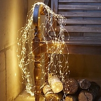 1X 10M 100Leds LED String Light Silver Wire Fairy Flexible String Warm White Garland Home Christmas Wedding Party Colorful Decoration Powered by AA Battery Battery (come without battery) miniinthebox