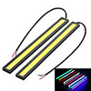 1X 17cm COB Car Daytime Running Light Car DRL LED Strip Light External Light Car Waterproof Blue Pink Red Green Amber DRL Light