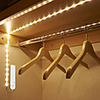 1X 2M SMD2835 LED Under Cabinet Light IP65 LED Flexible Strip Led Lamp With Wireless PIR Motion Sensor Flexible Ribbon Light For Kitchen Stairs Wardrobe Bed Side Lighting AAA Battery Power