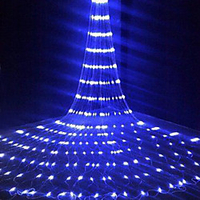1X 3X3M IP44 Waterfall Curtain Led Fairy String Light Garland Water Flow Meteor Shower Rain Lights For Window Icicle Colorful Decor Lighting AC110V 120V 220V 230V 240V EU US Plug miniinthebox
