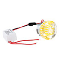 1x1W 90-100LM Red Light UFO Shaped LED Ceiling Bulb (85-265V)