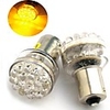 2 Amber LED Car Bulbs with 24 LED