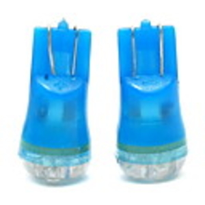 2 Blue LED T11 Car Bulbs with 4 LED