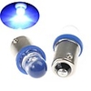 2 Blue LED T4W Car Bulbs