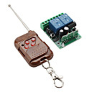 2-Channel Remote Control Switch Module and 4-Key Transmitter