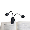 2 Dual Arm 4 LED Book Clip Light Lamp