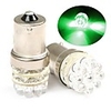 2 Green LED Car Bulbs with 21 LED