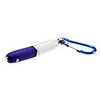 2-in-1 1-Mode White Light LED Keychain Flashlight Ball Pen (3xLR1130)