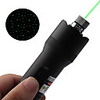 2-in-1 6-LED Blue Flashlight 200mW 532nm Stars Light Show Special Effects Green Laser Pen with Pouch(3 AAA)