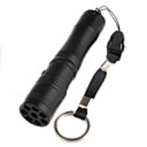 2-in-1 7 1 AA Flashlight (7 White LED Red Laser)