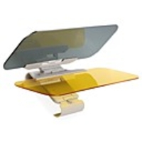 2 in 1 Anti-high radiation protection polarization car windshield sunshades day and night sun glasses for driver