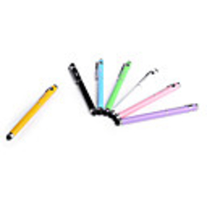 2-in-1 Capacitive Touchscreen Stylus with Ballpoint Pen for iPad/iPhone/Android Tablets