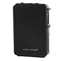 2-in-1 Cigarette Case with Butane Jet Torch Lighter (Holds 10 Cigarettes)