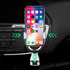 2 in 1 Gravity Auto Lock Car Air Vent 7.5W Fast Wireless Car Charger For Qi Enabled Cellphone Devices