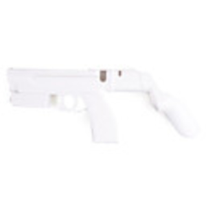 2-in-1 Light Gun/Shotgun for Wii (White)