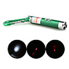 2 in 1 Mini LED Red Laser Pointer Keychain Flashlight Green