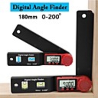 2 in 1 Mini Level Angle Ruler Protractor Carpenter