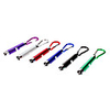 2-in-1 Red Laser White Light Mini Flashlight Keychain (3xLR44,  Random Color)