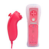 2-in-1 Remote Controller with MotionPlus and Nunchuck for Wii (Pink)