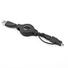 2-in-1 Retractable USB Cable (Micro USB Port Mini 8Pin Port)