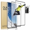 2 in 1 Samsung Galaxy S20 fe S20 ultra screen protector,  9h tempered glass with camera lens protector,  3d curved full coverage fingerprint HD glass film for samsung galaxy s20 fe 5g S10 Plus miniinthebox