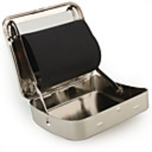 2-in-1 Stainless Steel Automatic Cigarette Roller Storage Box (70mm)