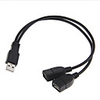 2 in 1 Usb2.0 extension cable male to female USB data cable charging cable for hard disk network card connection