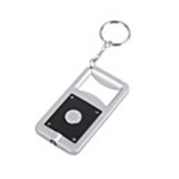 2-in-1 White Light LED Keychain Flashlight and Bottle Opener (2 CR1220)