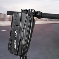 2 L Bike Frame Bag Top Tube Waterproof Portable Reflective Strips Bike Bag PU(Polyurethane) EVA Bicycle Bag Cycle Bag Outdoor Exercise Bike / Bicycle miniinthebox