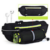2 L Hiking Waist Bag Wearable Outdoor Hiking Running Nylon Black Red Fuchsia