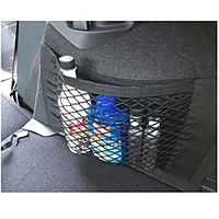 2-Layer Car Mesh Organizer Seat Back Net Bag HOOK LOOP Magic Barrier of Backseat Pet Kids Cargo Tissue Purse Holder Driver Storage Netting Pouch Upgrade Stretch LengthCar Interior Accessories 1PCS miniinthebox
