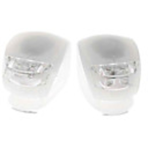 2-LED 3-Mode Fog Bicycle Light - White (Pair/2 CR2032)