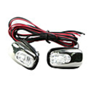 2-LED Water Spray Head Lamp (Red)