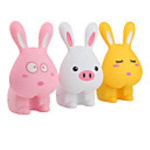 2-Mode Rabbit Shaped Energy-saving Table Lamp (Color Assorted)