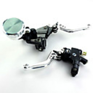 2 Motorcycle Clutch Brake Levers Set with 7/8" Handlebars