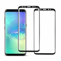 [2-pack] glass screen protector for galaxy note 8, 3d curved tempered glass for samsung galaxy note 8 (black) miniinthebox
