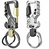 2 pack car key chain bottle opener keychain for men and women