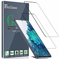 2 Pack For Samsung Galaxy S20 Fe S20 S20 PLUS S10 S10 lite Screen Protector Tempered-glass Military Protective Case Friendly Anti-Fingerprint Anti-Scratch Bubble Free Easy Installation For S20 S10