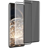 2 Pack Galaxy S21 Ultra Screen Protector 9H Hardness HD Tempered Glass Screen Protector Privacy Tempered Glass Protector 3D Curved Bubble Free for Samsung Galaxy S21 Ultra 5G (6.8) miniinthebox