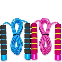 2 PACK Jump Rope for Kids Spring UPGRADE - Adjustable Length UPTO 9ft kids jump rope adjustable jump rope kids jump rope boys jumping rope for kids toddler jump rope miniinthebox