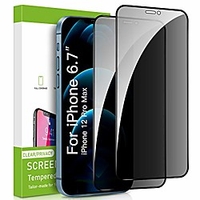 2-Pack Privacy Screen Protector For iPhone 13 12 pro max iPhone 11 X XS MAX Premium 4D Curved Edge To Edge Full Coverage Privacy Tempered Glass Screen Protector For Apple iPhone 12mini miniinthebox