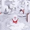 2 Pcs 8cm Transparent Christmas Balls Ornaments for Xmas Tree - Shatterproof Christmas Tree Decorations Hanging