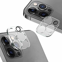 2-PCS Camera Lens Protector For iPhone 12 pro max Tempered Glass Anti-scratch 9H Hardness HD Clear Back Lens Glass Film Compatible With iPhone 12 Mini/iPhone 11 Pro Max/iPhone 11 Pro miniinthebox