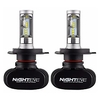 2 Pcs Car LED Headlights Bulbs Front Fog Lamps H4 H7 H11 9005 9006 50W White 8000LM Lamp Light Bulbs Auto Part 6500K LED Headlights Auto Waterproof