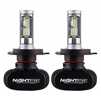 2 Pcs Car LED Headlights Bulbs Front Fog Lamps H4 H7 H11 9005 9006 50W White 8000LM Lamp Light Bulbs Auto Part 6500K LED Headlights Auto Waterproof