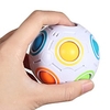 2 pcs Creative Magic Cube Ball Antistress Rainbow Football Puzzle Montessori Kids Toys for Children Stress Reliever Toy miniinthebox