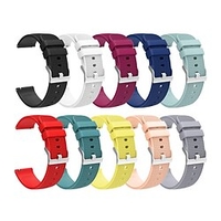 2 PCS Smart Watch Band for Samsung Galaxy Gear S3 Frontier Gear S3 Classic Watch 46mm Watch 3 41mm Watch 3 45mm 20mm 22mm Silicone Smartwatch Strap Matte Adjustable Elastic Sport Band Replacement miniinthebox