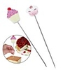2 Pcs Stainless Steel Cake Tester Reusabl Cake Probe