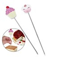 2 Pcs Stainless Steel Cake Tester Reusabl Cake Probe